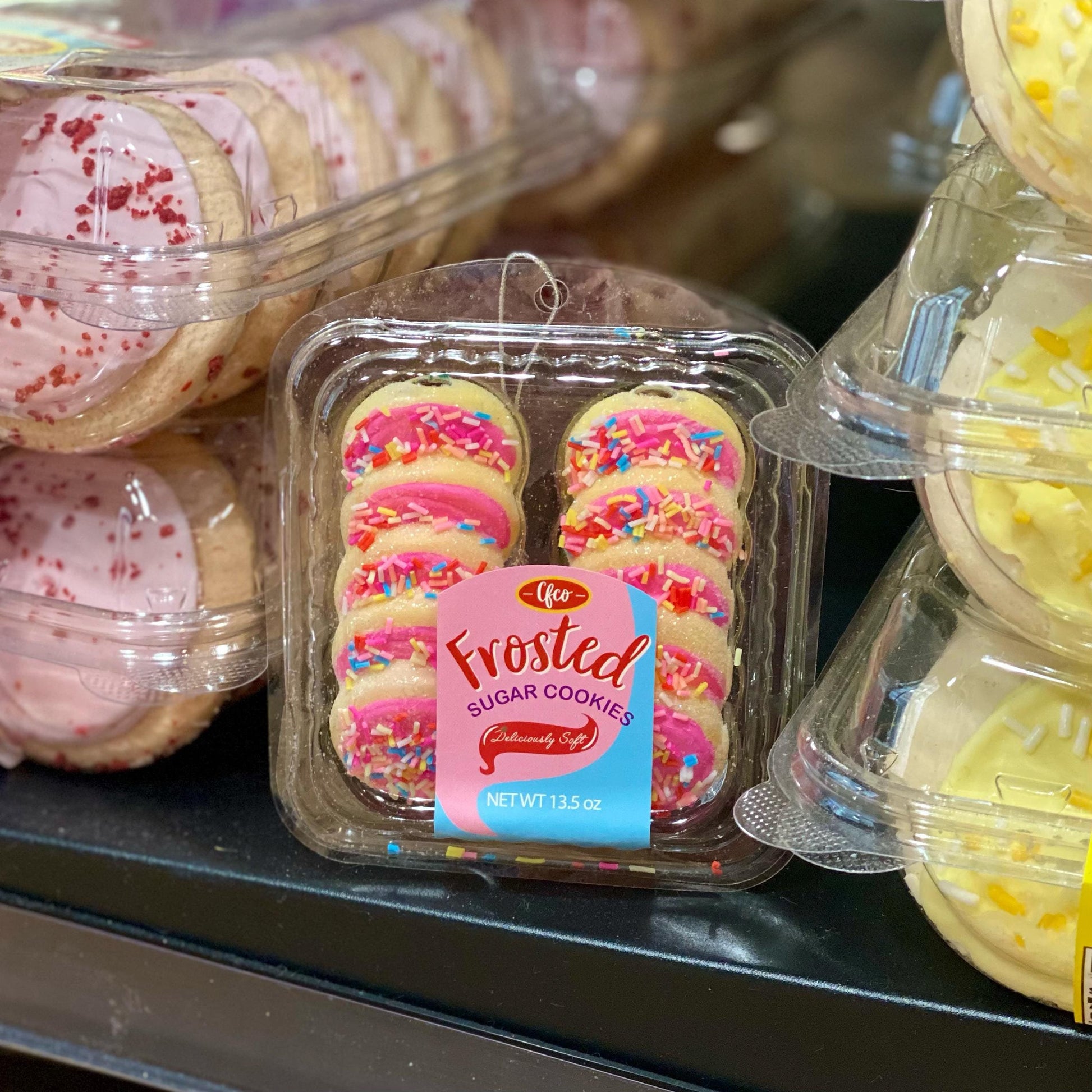 Packaged Frosted Sugar Cookies Ornament - - Christmas