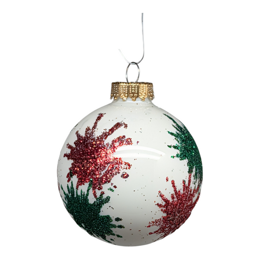 Krebs Value Glass Ornament 4 pack - Paint Splatter - - Christmas >> Ornaments >> Glass