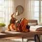 Talavera Hound Dog Statue Vibrant Mexican Ceramic Art - - Talavera Statue