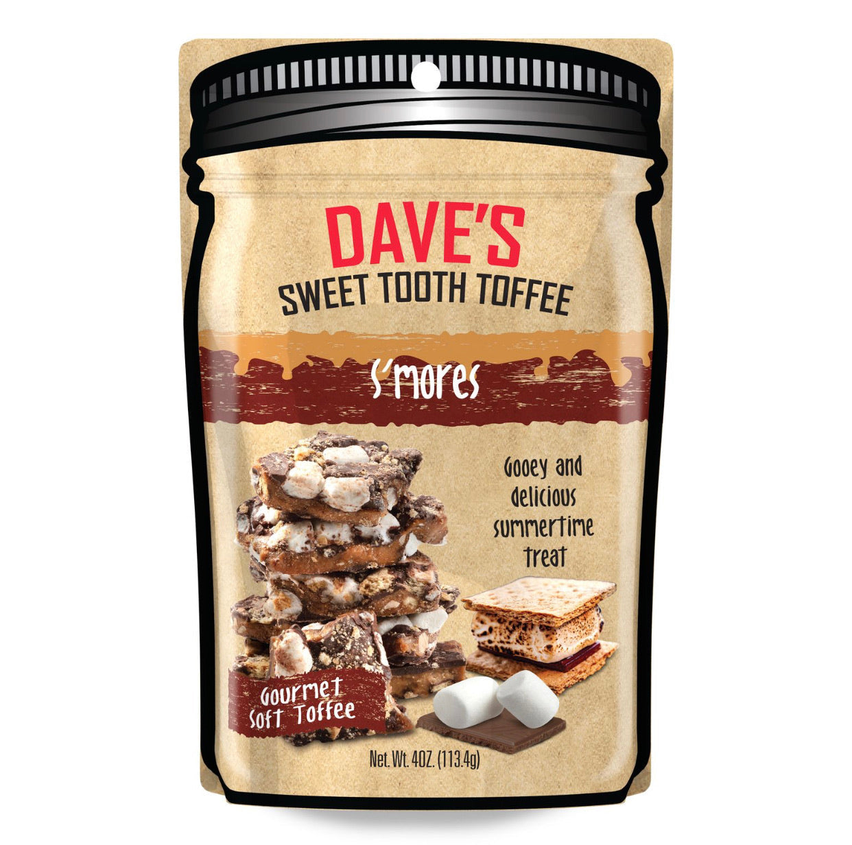 S'mores Toffee- Dave's Sweet Tooth Toffee- {{Product type}}