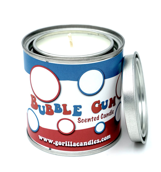 Bubble Gum Scented Retro Candle Bazooka Bubble Gum - - candle