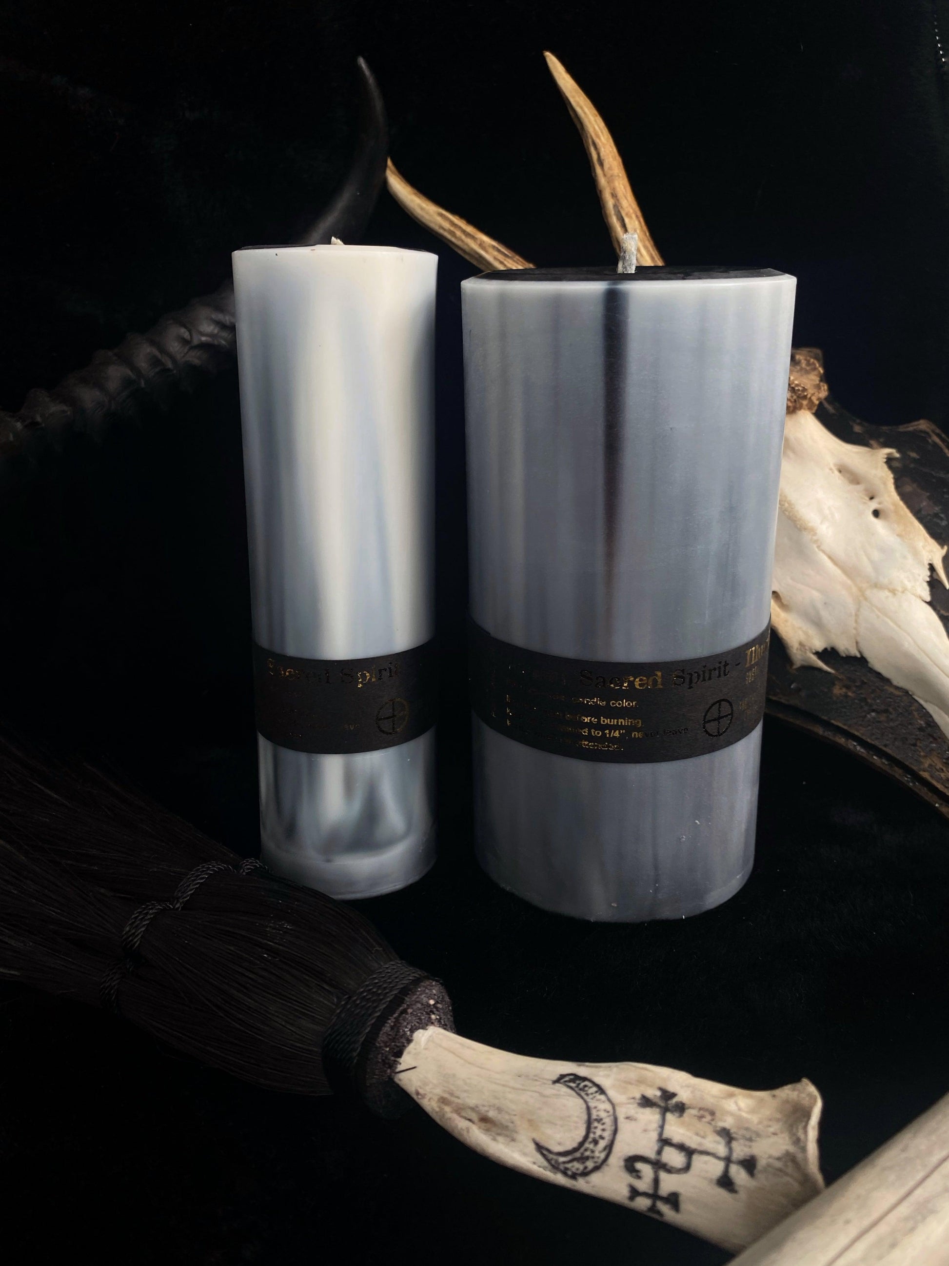 Sacred Spirit Pillar Candles - Vegan Soy - - Candles