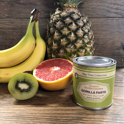 Gorilla Farts Fruity Fresh Scented Candle - - candle