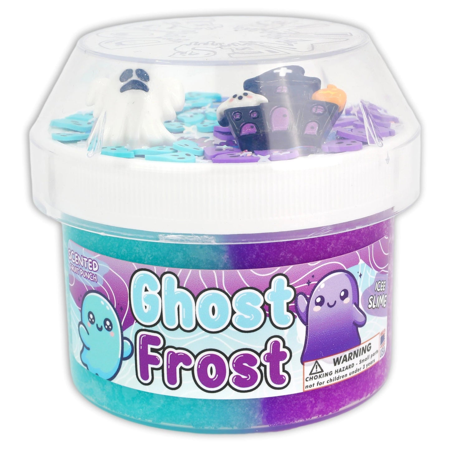 Ghost Frost Dope Slime - - Fall & Halloween
