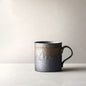 Black Vintage Handmade Ceramic Coffee Mug - Kia Day Design