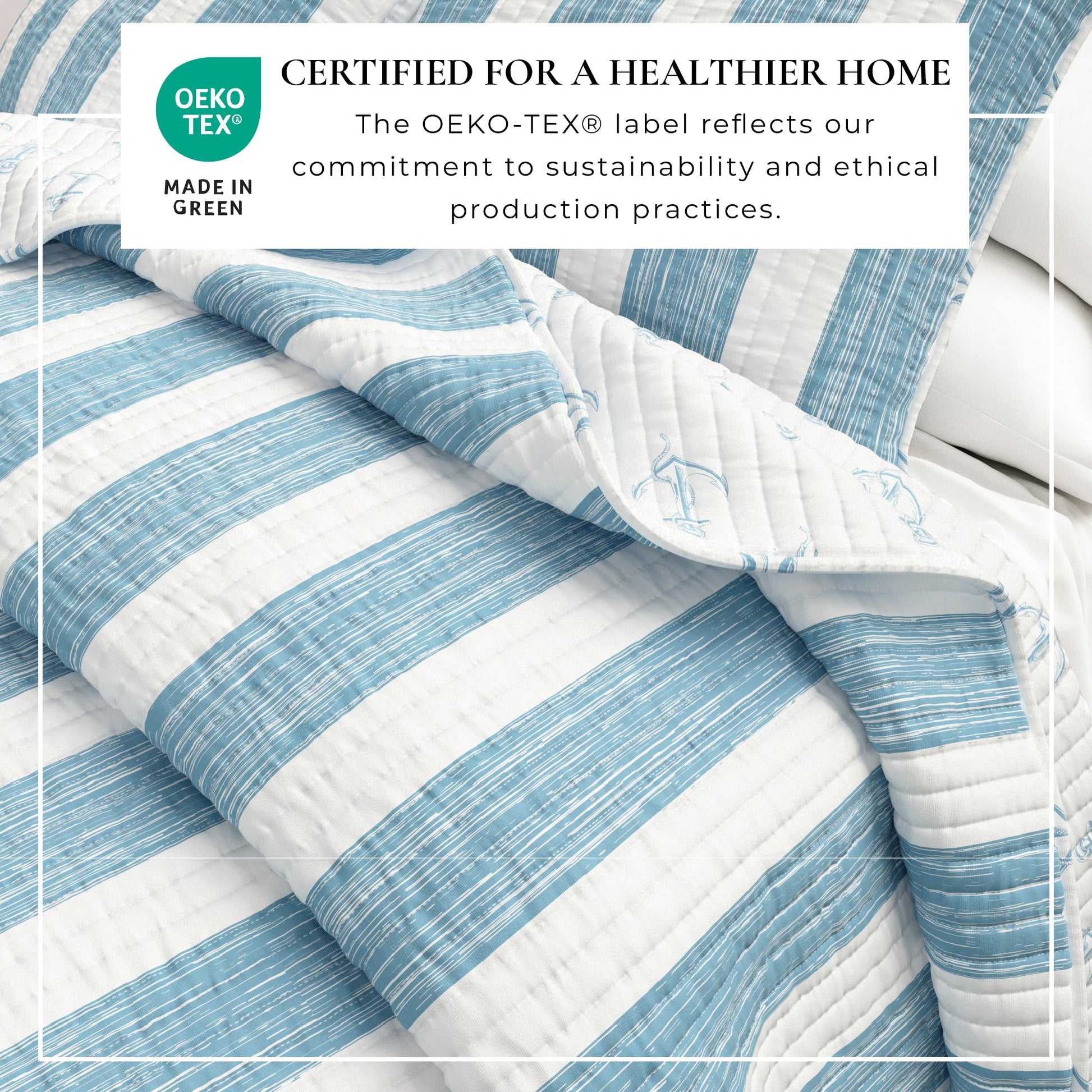 Coastal Quilt - Casco Bay Collection - - Quilts & Comforters