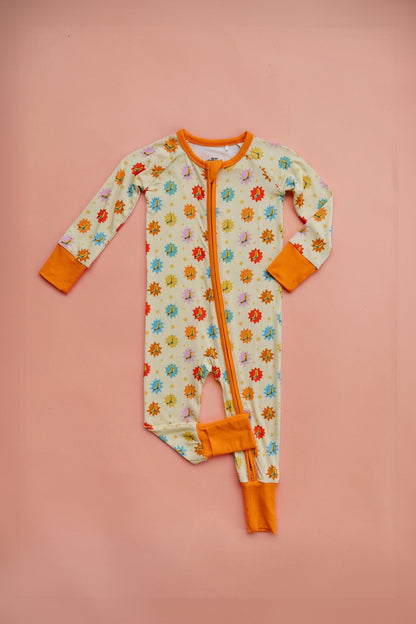 Its Bananas Zipper Romper - - Zipper Pajama