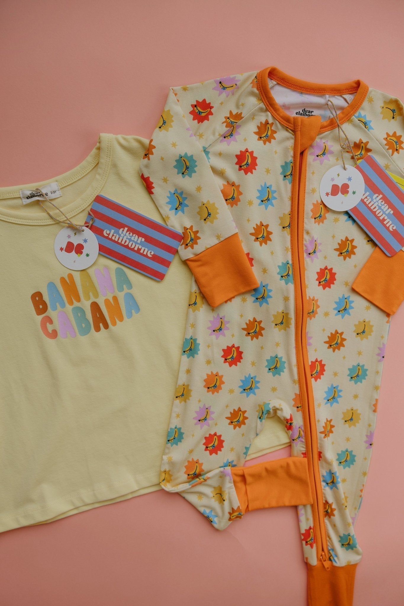 Its Bananas Zipper Romper - - Zipper Pajama