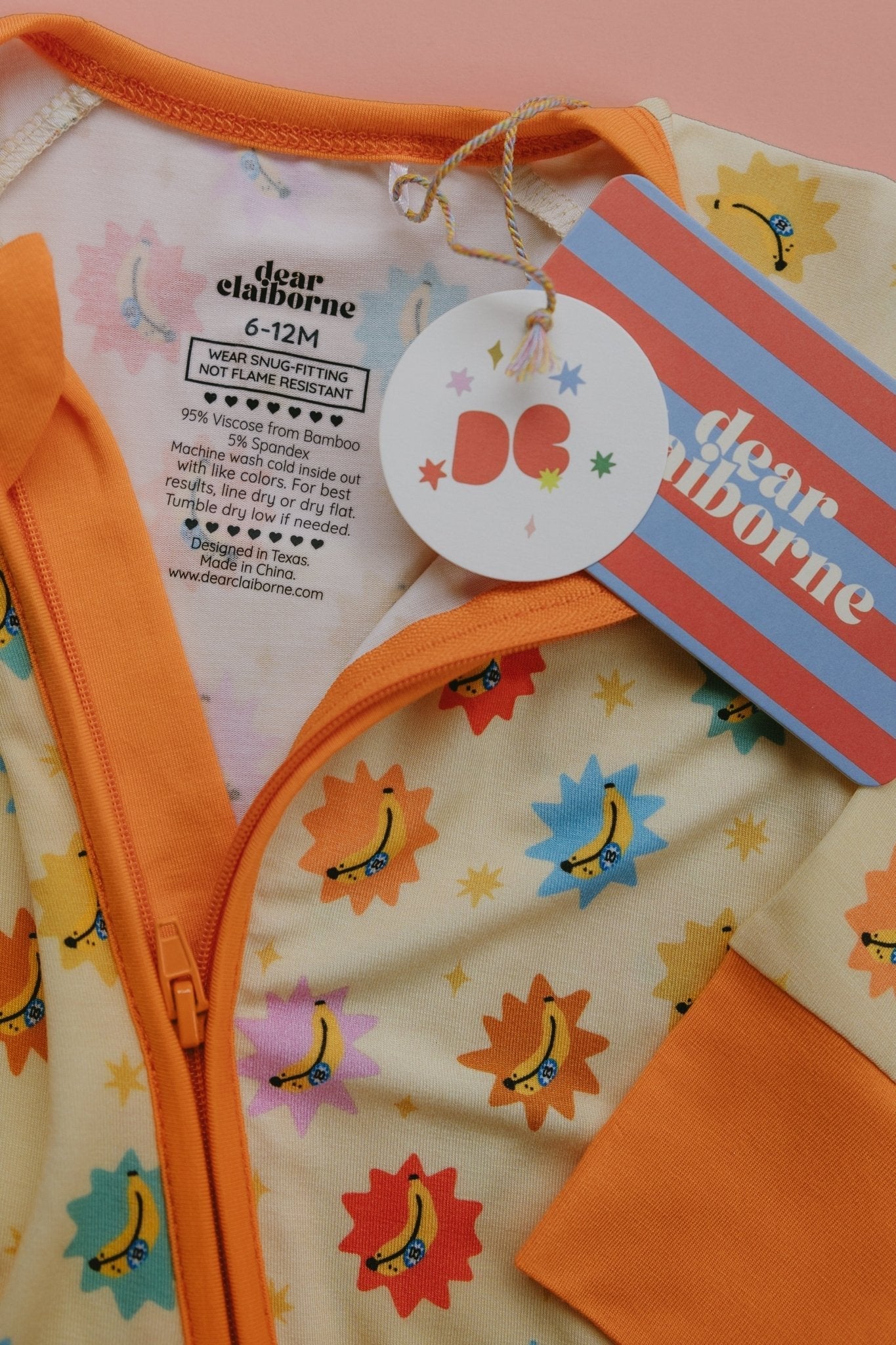 Its Bananas Zipper Romper - - Zipper Pajama