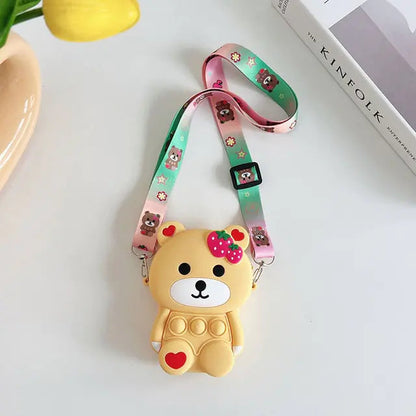 Antistress Bear Shoulder Bag Toy Kia Day Design