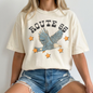 Route 66 Eagle Graphic Tee | Retro Western Route 66 T-Shirt - Ivory -