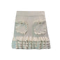 White Versatile Ruffled Skirt - White M - skirt