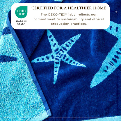 Cotton Velour Beach Towel - Maui Collection - - Beach Towels