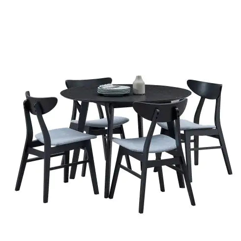 Round Wooden Dining Table For 4 - - table