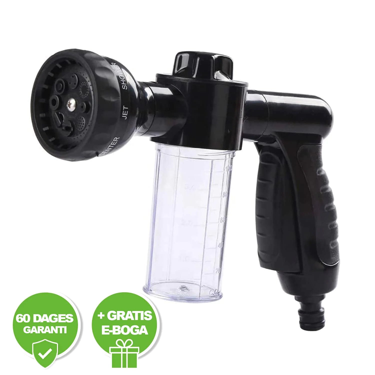 Dog Shower Jet Attachment - Black 10.51 x 5 x 7.87 inches - pet supply
