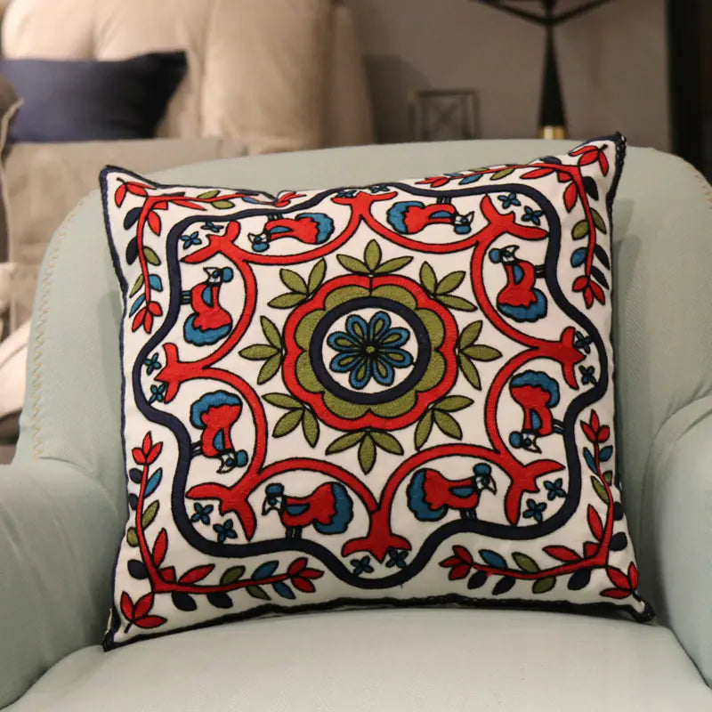 American Cotton Decorative Pillow Cover for Sofa Kia Day Design