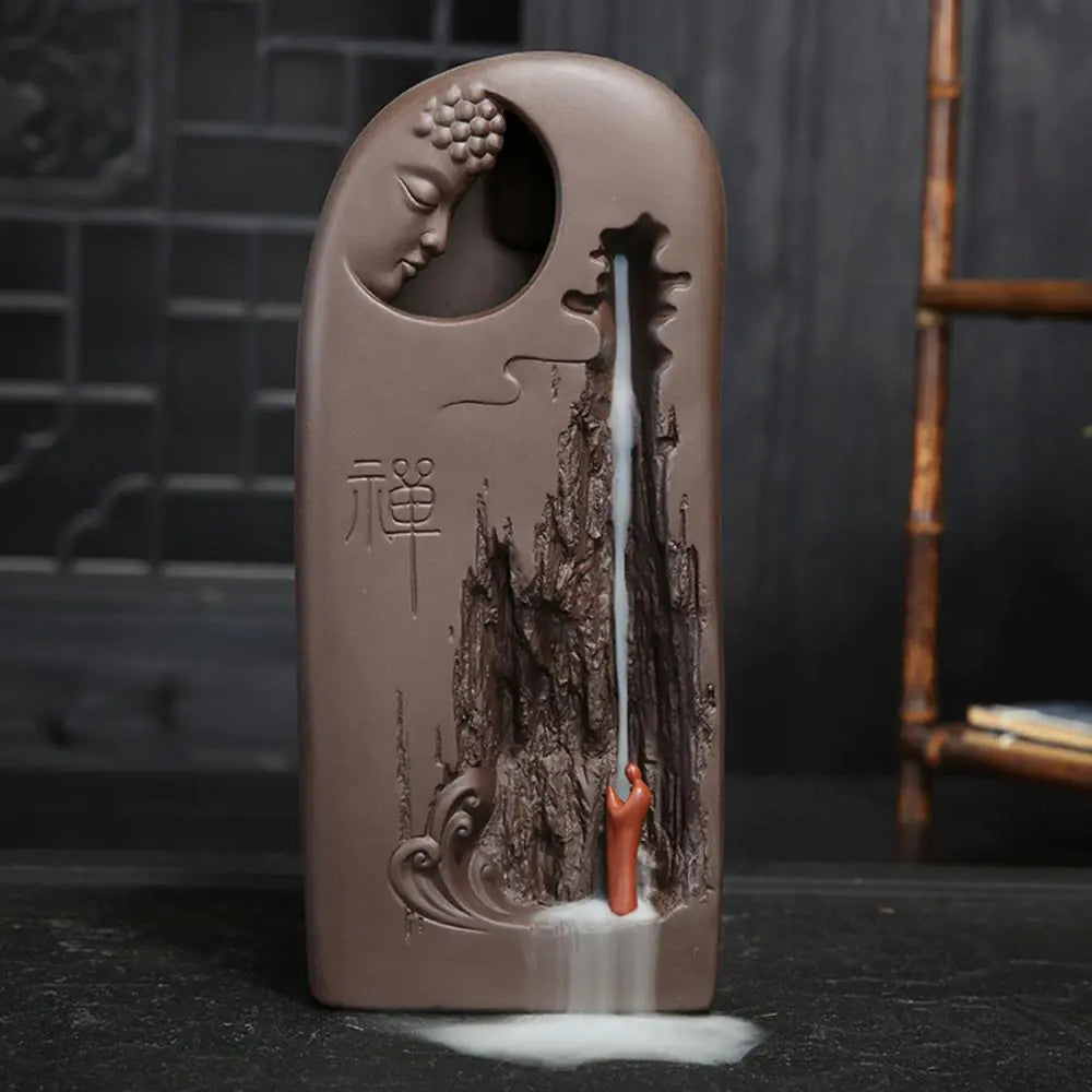 Backflow Incense Ceramic Holder Waterfall Incense Burner