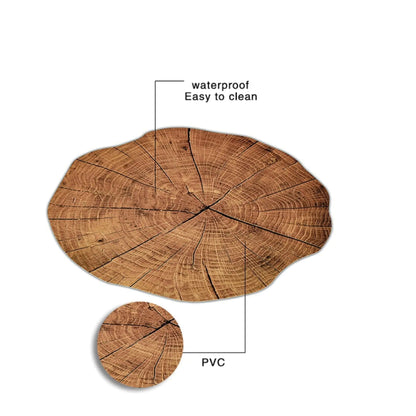 Set of 4 Wood Placemats - Kia Day Design