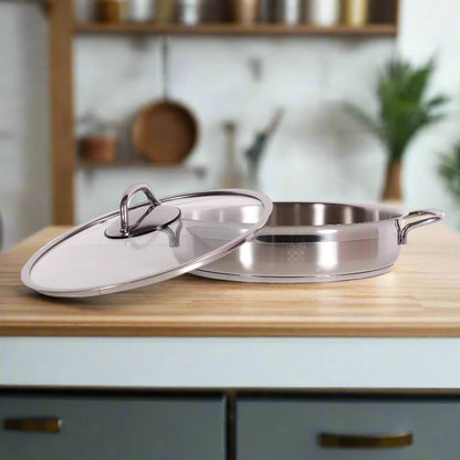 Serenk Modernist 5 Piece Stainless Steel Pots and Pan Set Kia Day Design
