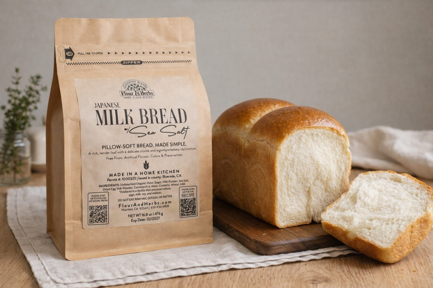 Japanese Milk Bread Mix - -