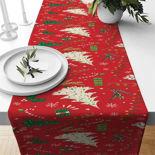 Christmas Snowflake Table Runner