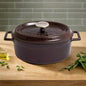 LAVA Premium Oval Cast Iron Dutch Oven 21x27 cm Kia Day Design