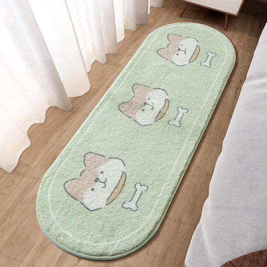 Imitation Cashmere Oval Rug - Kia Day Design