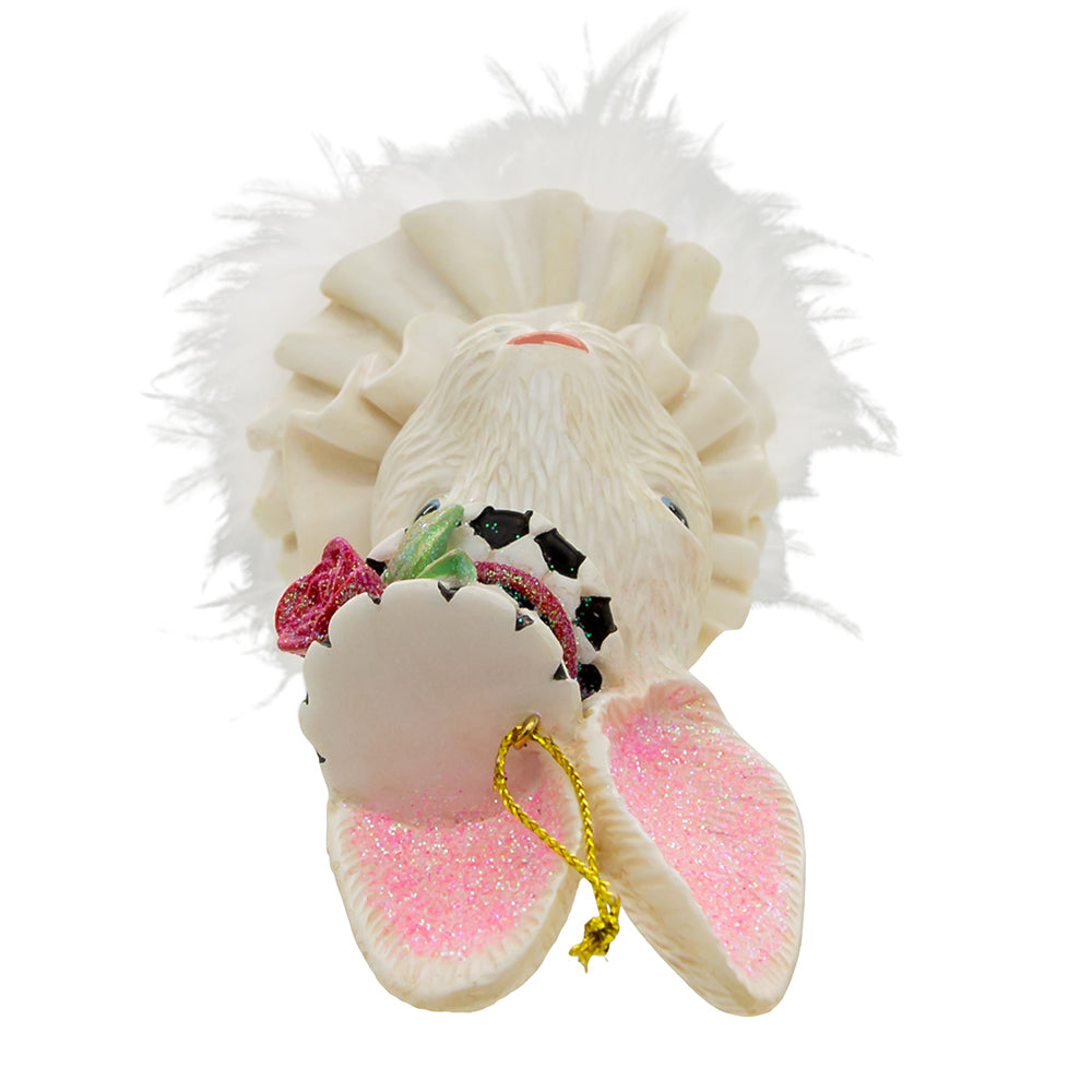 Alice In Wonderland Hat Ornament - White Rabbit - - Christmas >> Ornaments >> Licensed