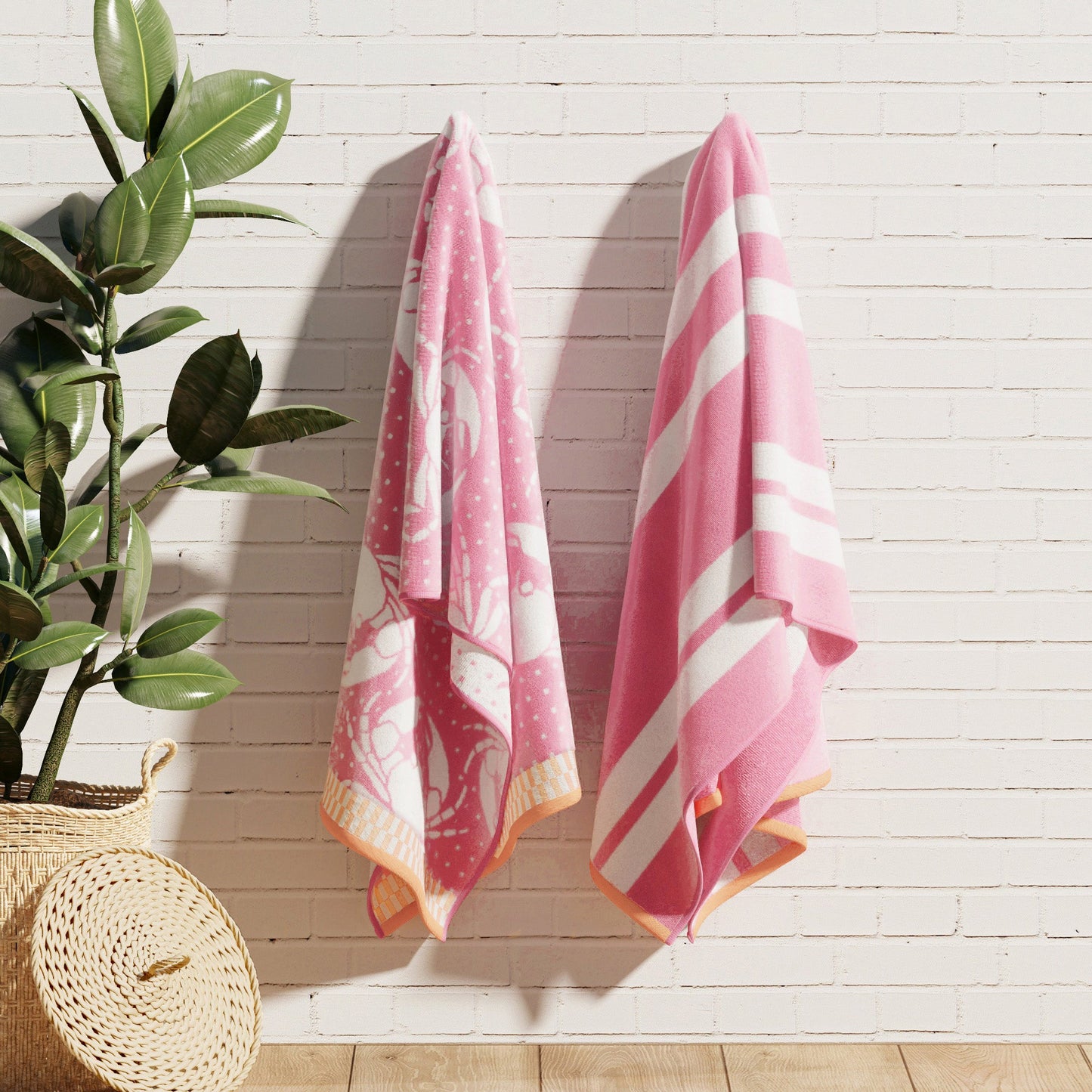 Cotton Velour Beach Towel - Maui Collection - - Beach Towels
