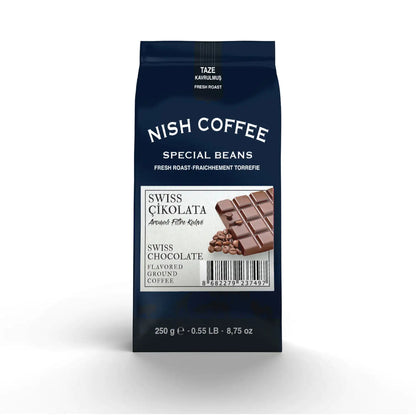 Nish Swiss Chocolate Flavored Filter Coffee 250 Gr - Kia Day Design