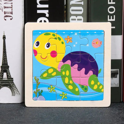 Kids Wooden 3D Puzzle - Kia Day Design