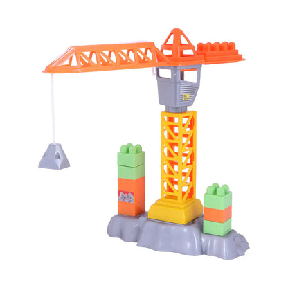 Ogi Mogi Toys Construction Blocks & Crane 44 Pieces Kia Day Design