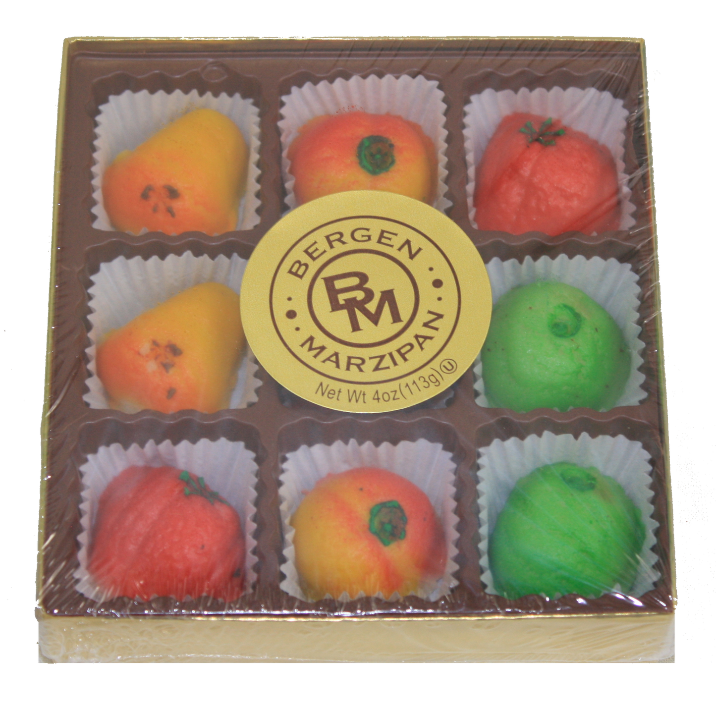 Marzipan Fruit Gift Box - 4 oz - Default Title - Food >> Candy Shoppe >> Gourmet