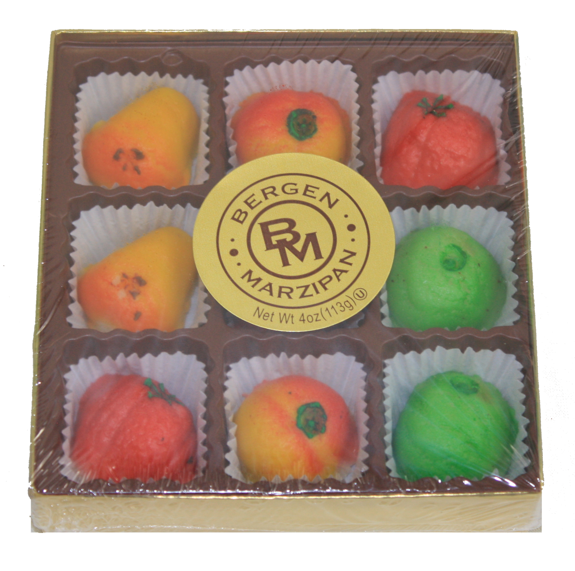 Marzipan Fruit Gift Box - 4 oz - Default Title - Food >> Candy Shoppe >> Gourmet