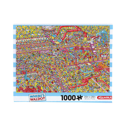 AQUARIUS Where’s Waldo? Cake Factory 1000pc Puzzle - n a - puzzle