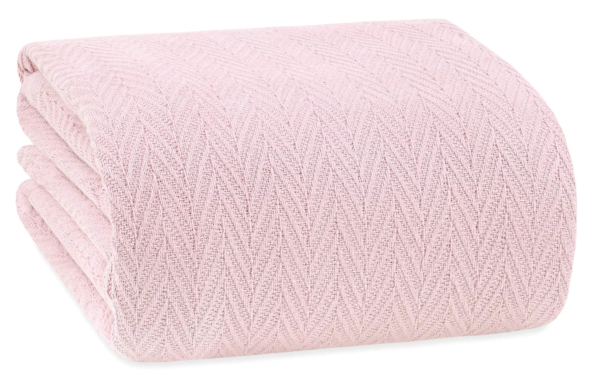 Pink King Size Cotton Blanket - Kia Day Design