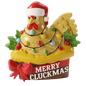 Merry Cluckmas Ornament - Default Title - Christmas >> Ornaments >> Animals