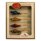 Glass Vintage Clip-On Bird Ornaments - 5 Piece Set - Default Title - Christmas >> Ornaments >> Birds