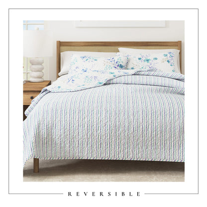 April Morning Floral Quilt Set - - Quilts