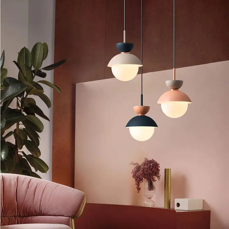 Modern Pendant Nordic Glass Ball Lamp