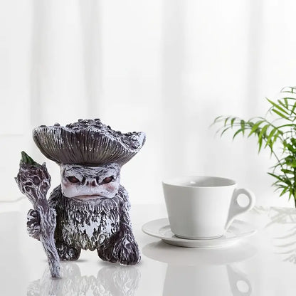 Fairy Mushroom Monster Troll Statue for Garden Decor