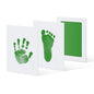 Baby Footprint Mold Pad Green