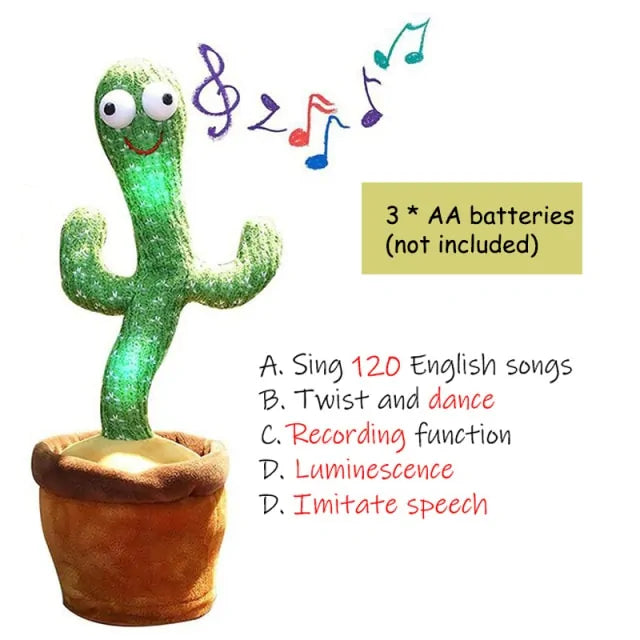 Musical Dancing Cactus Toys - Kia Day Design