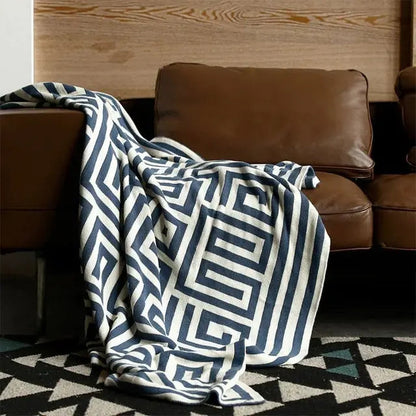 Knitted Throw Blanket - Kia Day Design