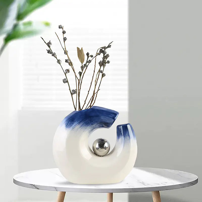 Decorative Shaped Ceramic Vases - Kia Day Design
