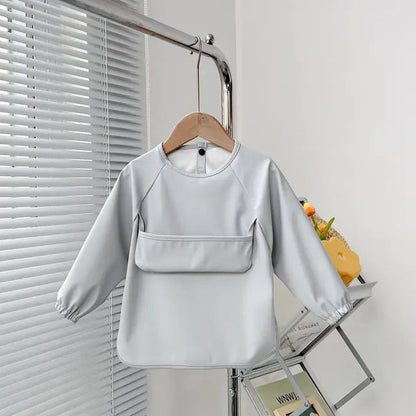Cute Baby Bibs Toddler Long Sleeve Apron Kia Day Design