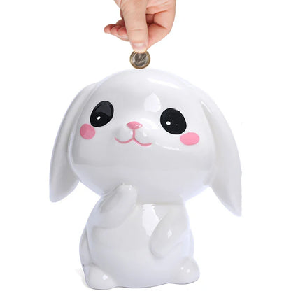 Kawaii Bunny Money Bank - -