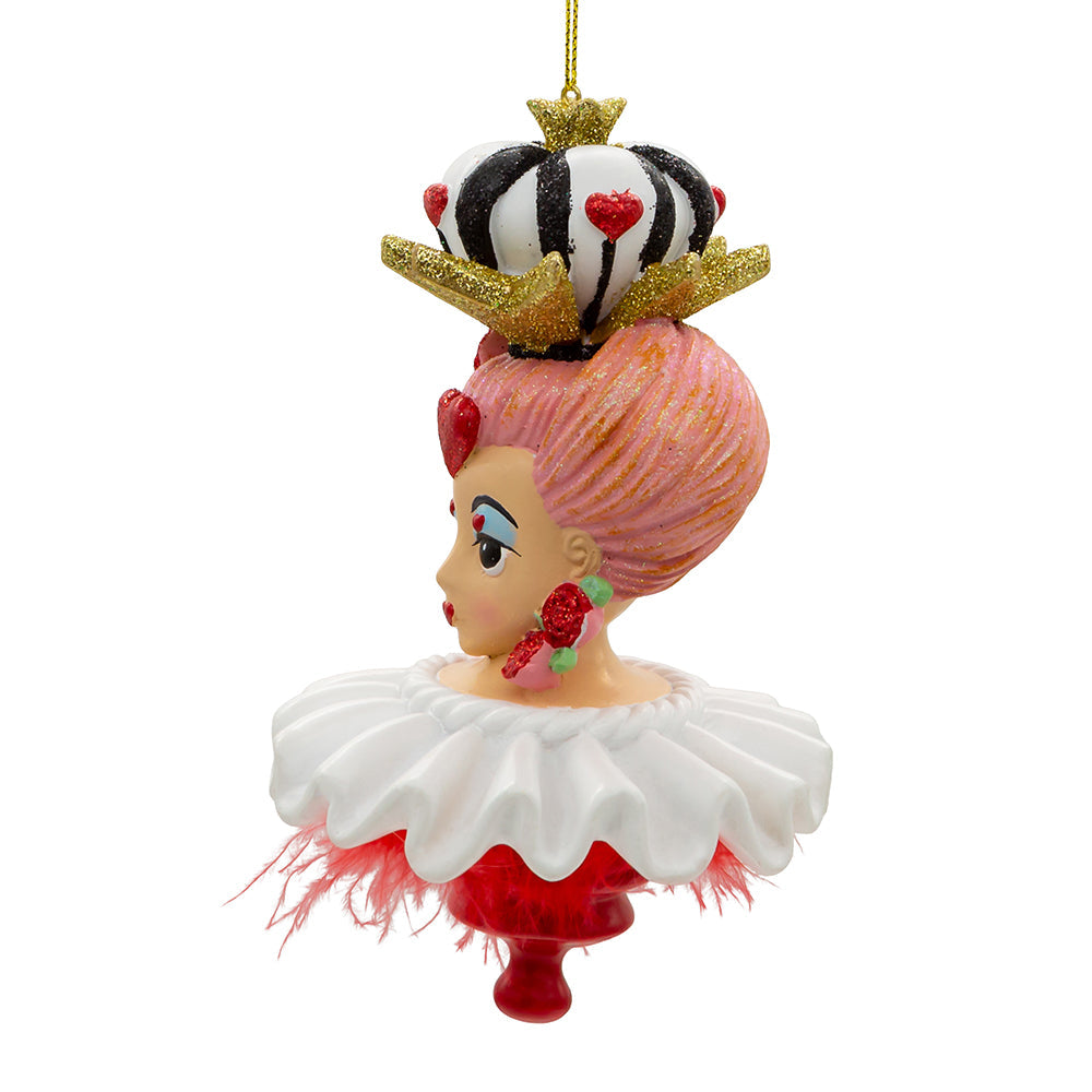 Alice In Wonderland Hat Ornament - Queen of Hearts - - Christmas >> Ornaments >> Licensed