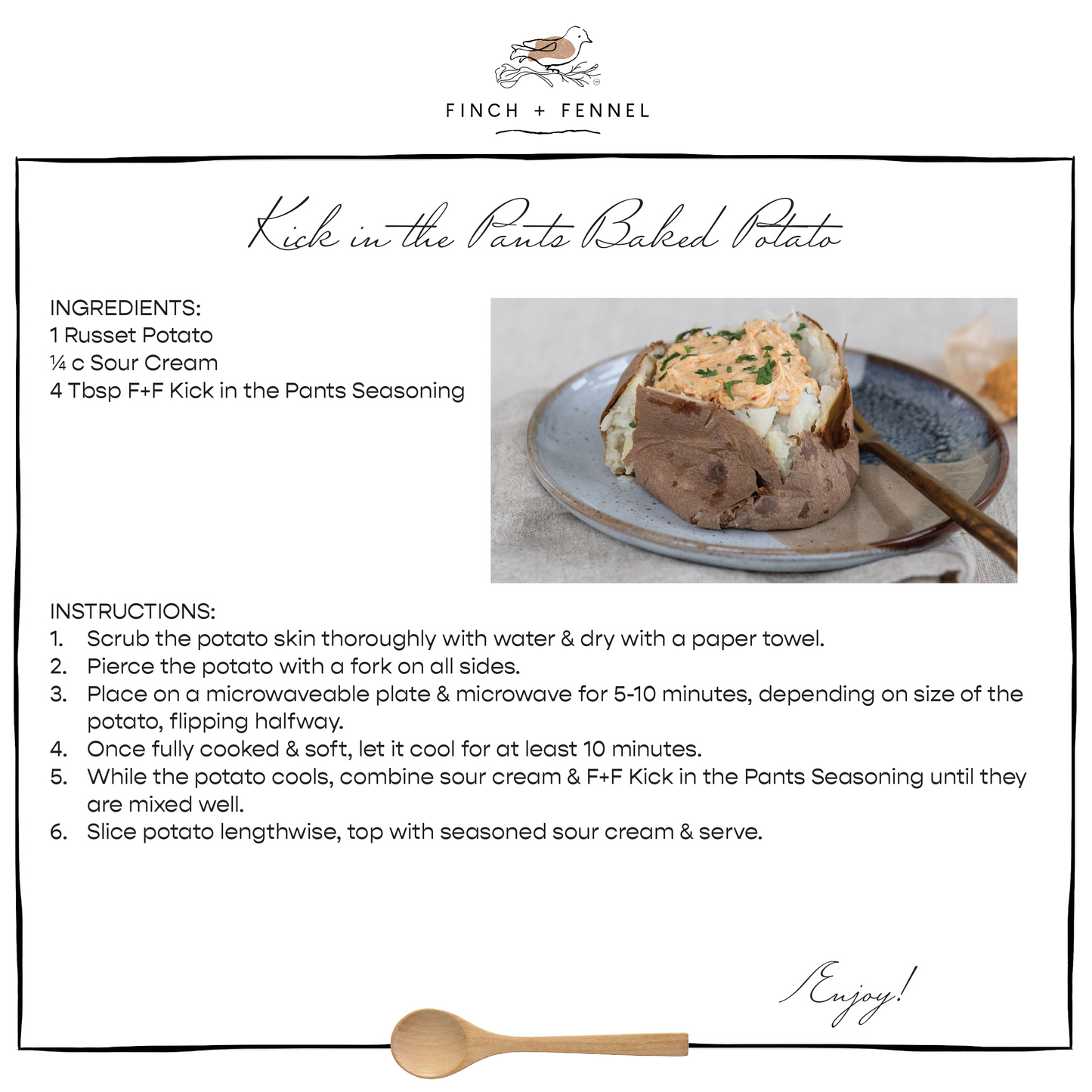 Kick in the Pants Seasoning | Finch & Fennel - - Kitchen & Bath