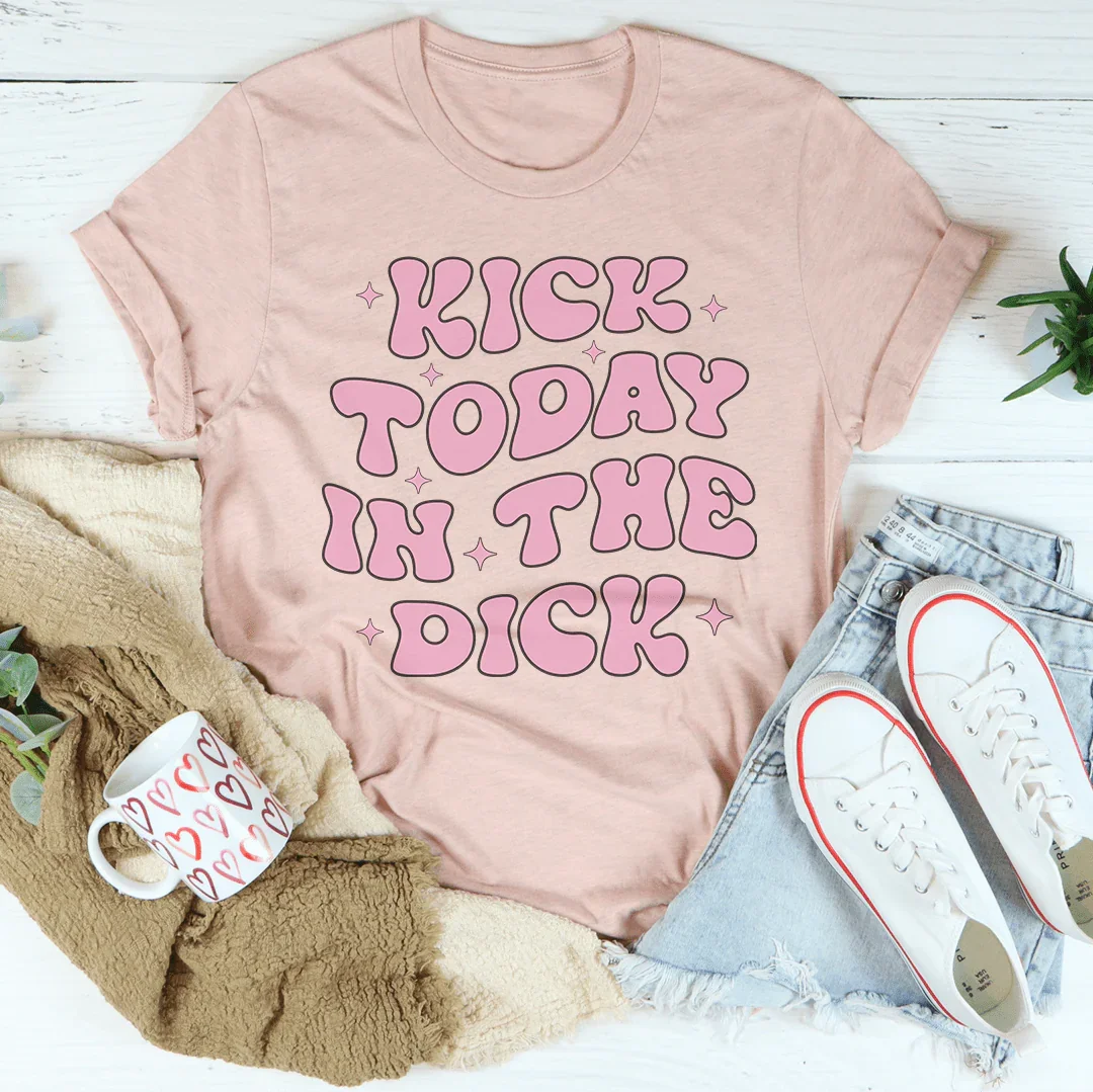 Kick Today In The D* Tee - Heather Prism Peach -